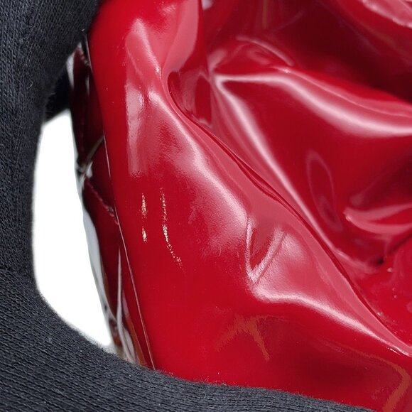 CHANEL Red Leather Shoulder Bag - Picture 9 of 13